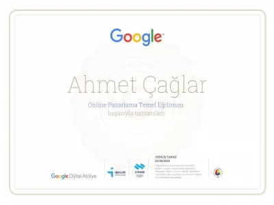 Ahmet Çağlar Google - Online Pazarlama Temel Eğitimi